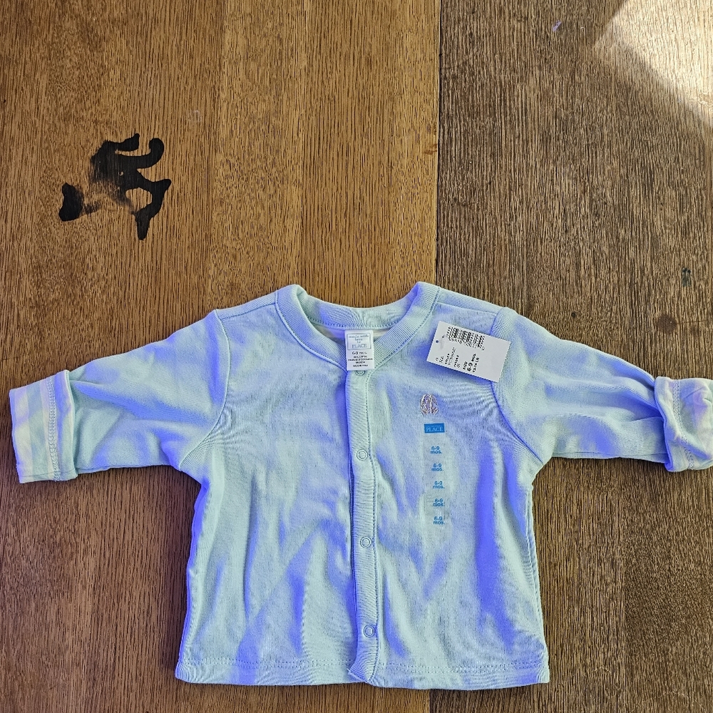 Brand new blue 2 piece baby outfit
